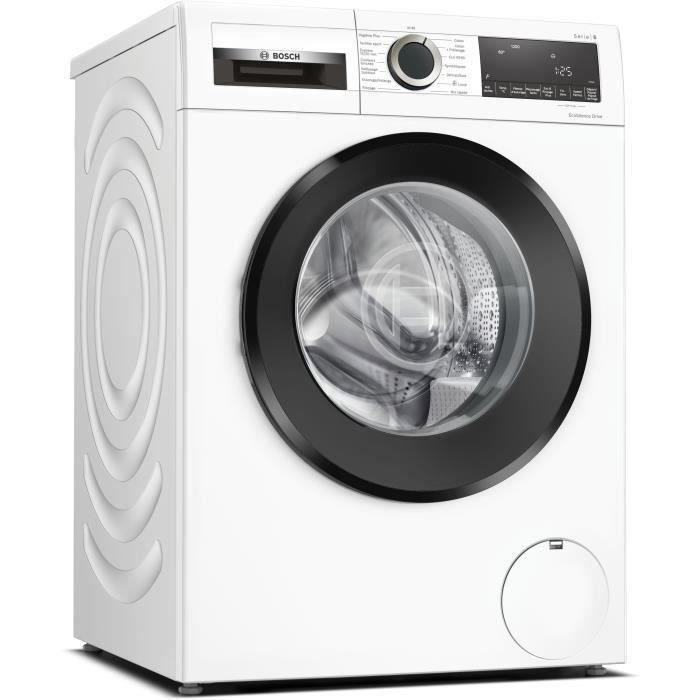 Lave-linge hublot BOSCH WGG14201FR SER6 - 9 kg - L59,8cm - Induction -1200 trs/min - Classe A - Blanc