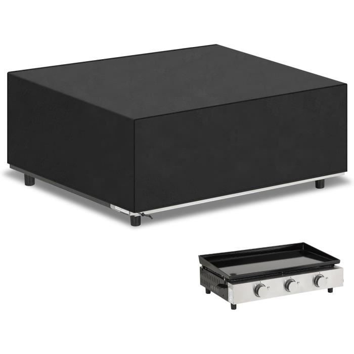 VANSHEIM - Housse Protection Plancha 60x45x25cm - Imperméable Anti-UV - Tissu Oxford - Pour Extérieur