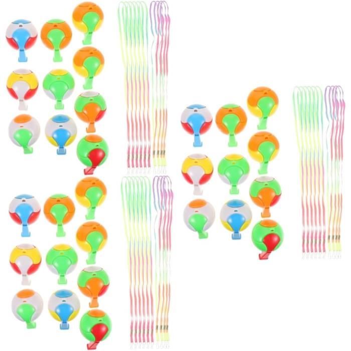 30 Pcs Sifflets de Fête Jouet de Carnaval Sifflet d'Anniversaire Jouet Sifflet pour Enfants Sifflets à Franges pour Fête Enfants