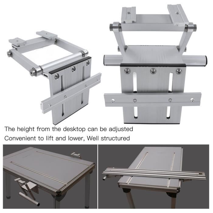 Guide De Coupe Réglable Pour Scie Circulaire - Rail De Guidage Précision - Pour Bois Et Marbre - Bleu