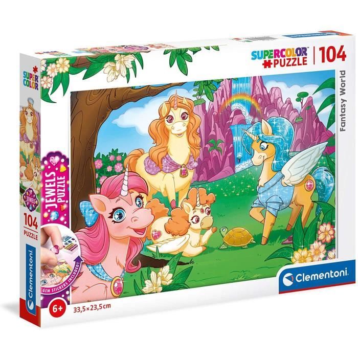 Puzzle La Reine des Neiges 2 - CLEMENTONI - 104 pièces - Pour enfants de 4  ans et plus - Cdiscount Jeux - Jouets