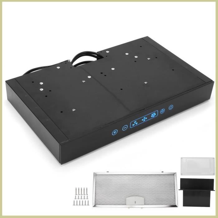 Hotte de cuisine hotte de cuisine 12 V 3 vitesses réglables avec écran tactile lumière LED pour cuisine de camping-car