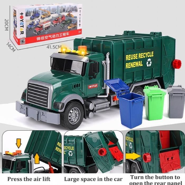 WINFUN - CAMION DE RECYCLAGE À TIRER - BÉBÉ / Véhicules pour tout petit (0-2 ans