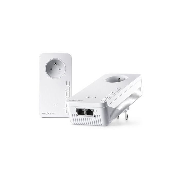 Starter Kit Adaptateur CPL Devolo Magic 2 WiFi 6 Blanc Cdiscount Informatique