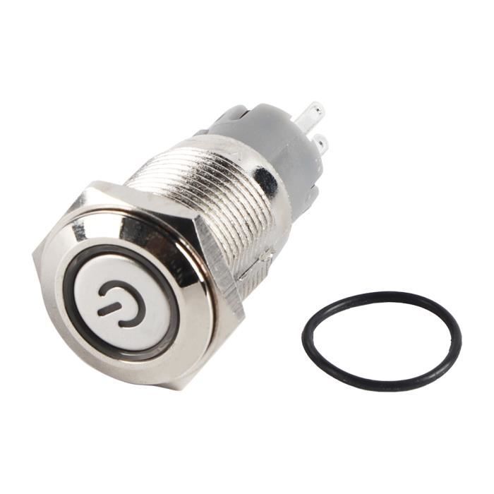 dilwe-interrupteur-bouton-poussoir-auto-16mm-1no-1nc-connexion-12v