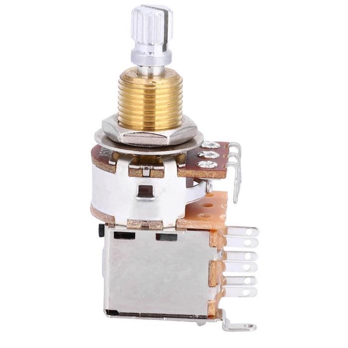 Pot de commutation, interrupteur à boutonpoussoir, potentiomètre de