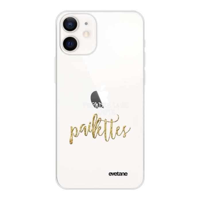 Coque Pour Iphone 12 Mini Souple Transparente Cote Paillettes Motif Ecriture Tendance Evetane Cdiscount Telephonie Coque Pour Iphone 12 Mini Souple Transparente Cote Paillettes Motif Ecriture Tendance Evetane Cdiscount Telephonie