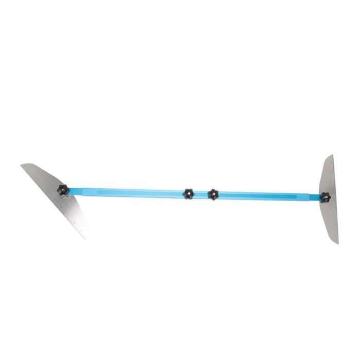 Jauge De Marche D'Escalier Métallique En Alliage D'Aluminium - Outil De Mesure Précis Pliable Pour Travaux
