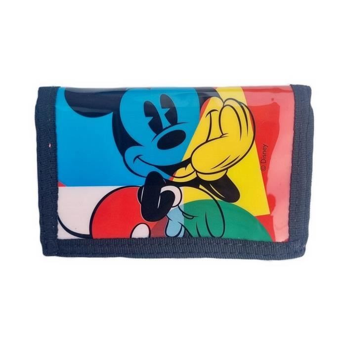 Porte monnaie Mickey enfant porte feuille GUIZMAX - Cdiscount