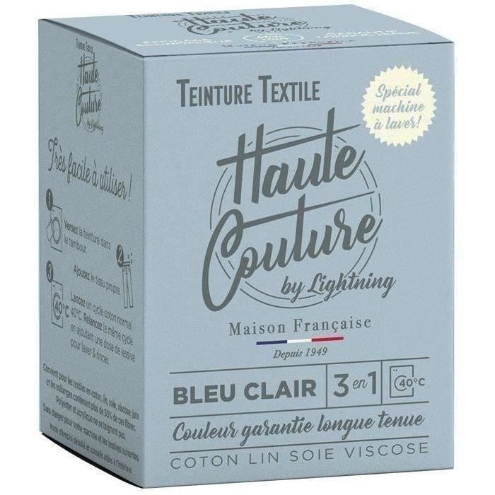 Teinture textile haute couture bleu clair 350g