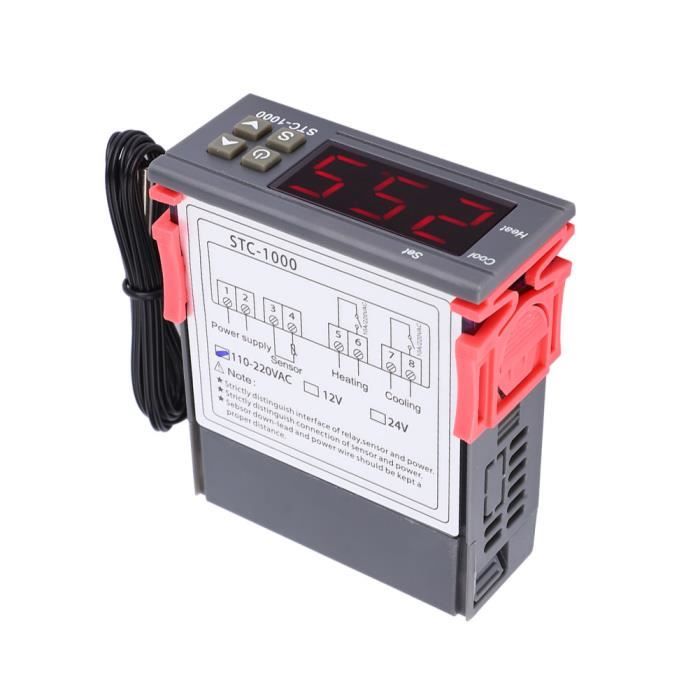 Thermostat Numérique R1530 à Deux Sorties - Contrôleur De Température SODIAL