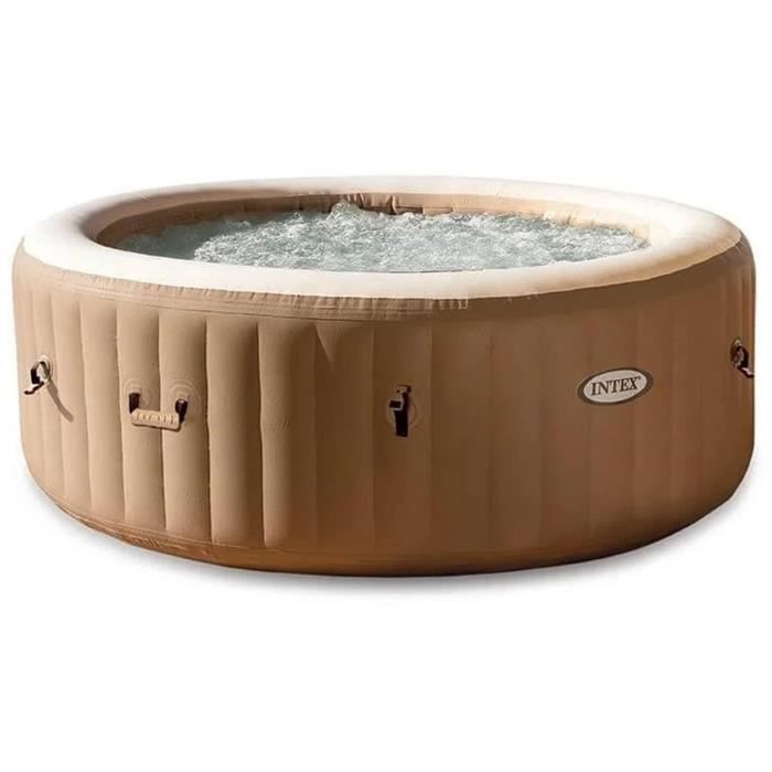 Intex - 28458EX - Pure spa gonflable carbone 4 places - Cdiscount