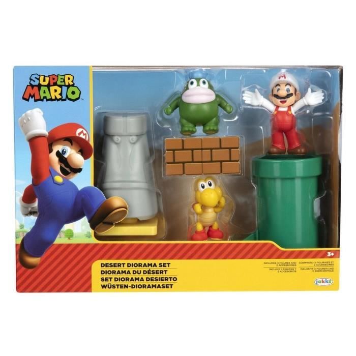 Super Mario coffret de 3 figurines et accessoires