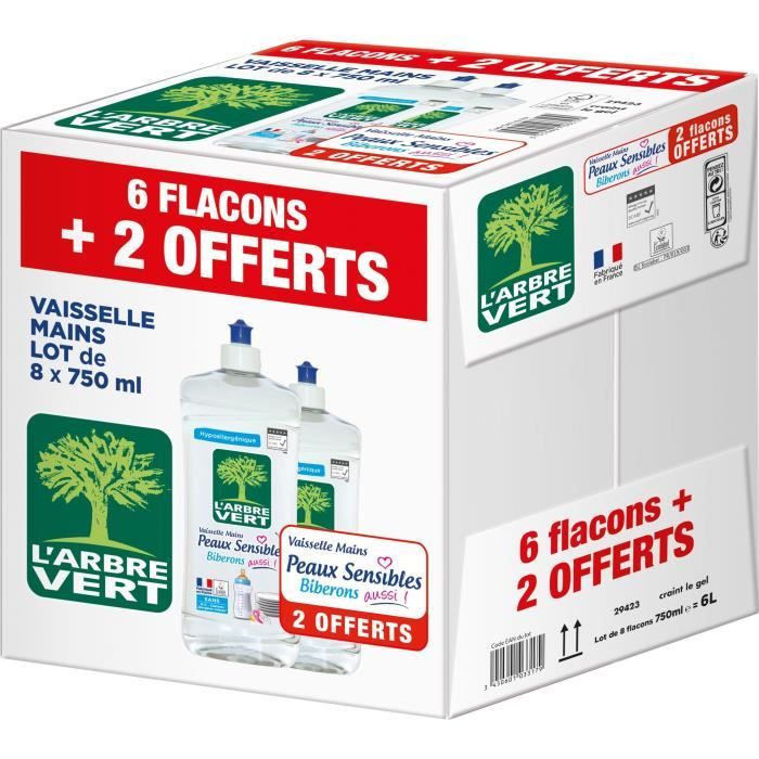L'arbre Vert Duschcreme Für Sensible Haut – 250 Ml, PH-hautneutral & Zu 95% Natürlichen Ursprungs
