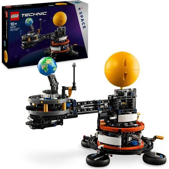 LEGO Technic 42179 La Planète Terre et la Lune en Orbite Jouet Thème du Système Solaire