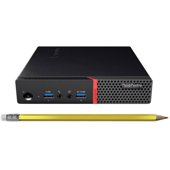 Mini PC LENOVO M700 Tiny i3-6100T 3 20GHz / 8GB DDR4/ 240Go SSD (WINDOWS 11)