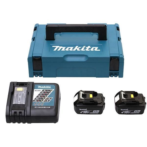Kit 2 batteries 18V 4Ah + chargeur + Makpac Makita - Cdiscount Bricolage