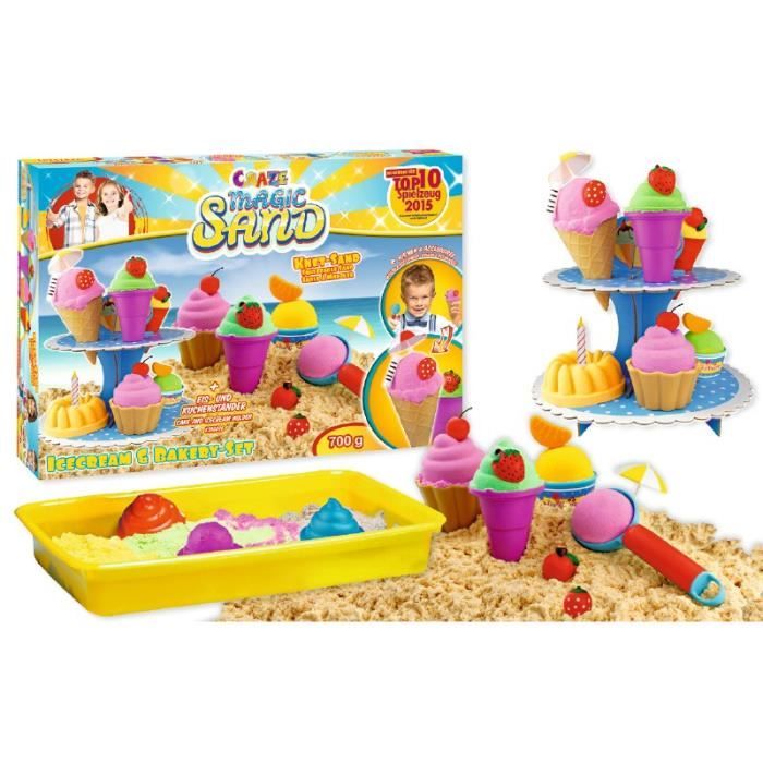 Leo & Emma Space Sand 2.7kg, Sable Magique, Magic Sand, Sable Malléable Pour L'intérieur, Nombreuses Couleurs (Orange