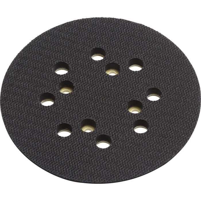 Meister Plateau à poncer Velcro pour ponceuse excentrique avec système de fermeture Velcro pour disques abrasifs 125 mm - 5457170