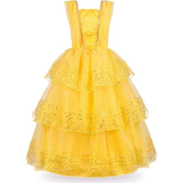 2018 Princesse Belle Belle Et la Bete Adulte Conte De Fees Longue Robe Costume Cdiscount Jeux Jouets