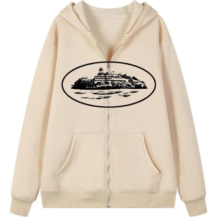 Veste à Capuche Carl Banks - Boston Red Sox - MLB - Homme Taille L - 1/2 Zippée