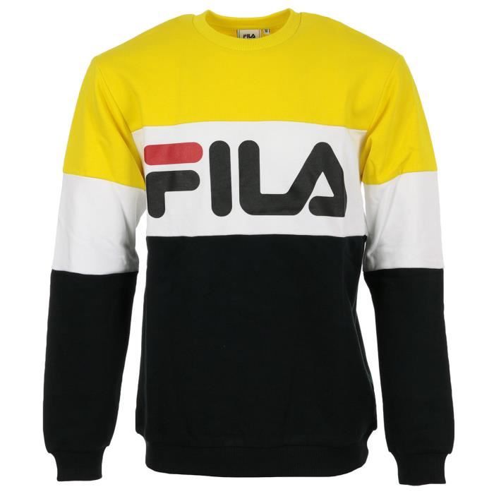 sweat fila jaune