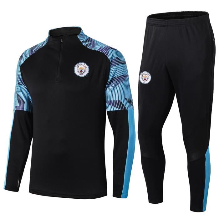 Manchester City Maillot De Foot Football Soccer Maillot Shorts Kit Suit 2019 2020 Pas Cher Survetement Training Pour Homme Prix Pas Cher Cdiscount