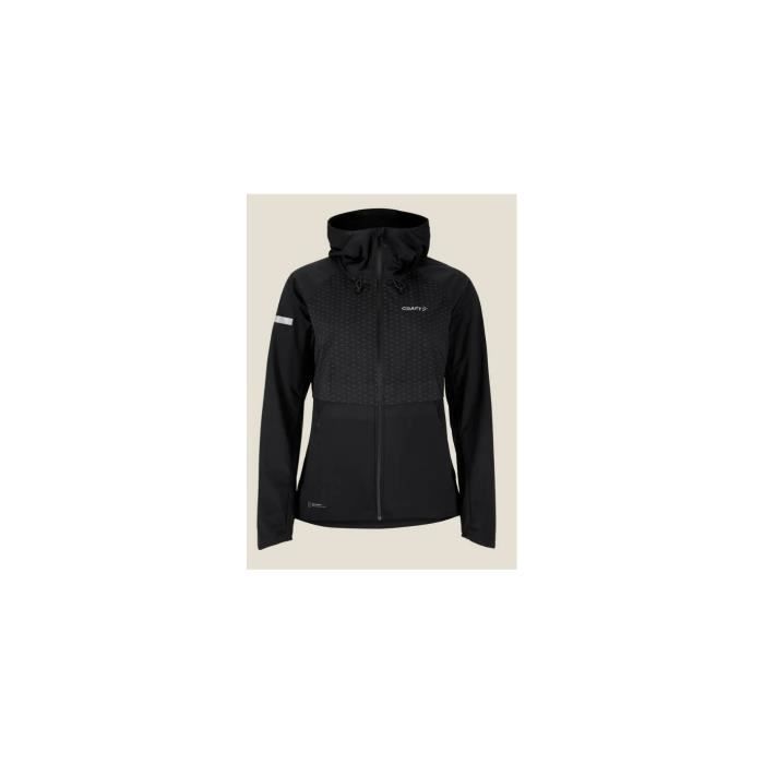 Veste à Capuche Running - CRAFT - PRO HYDRO LUMEN - Imperméable - Respirant - Femme - Noir AH 2024