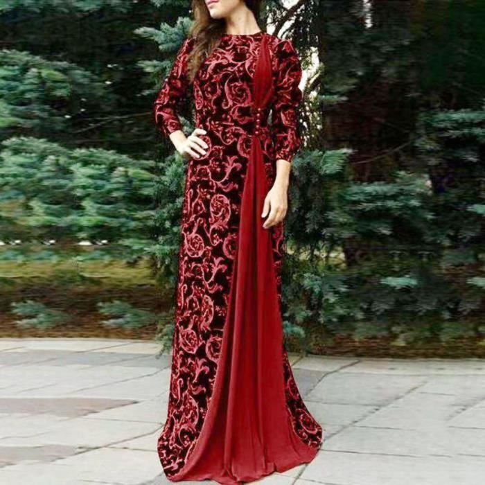 robe arabe rouge