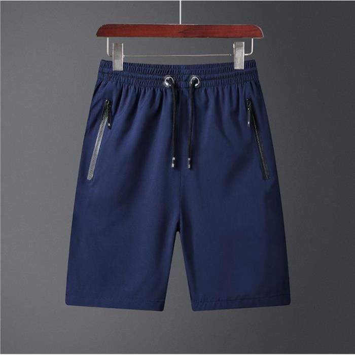 Short De Sport Souke Sports Homme - Taille XL - Noir Doublé - Polyester