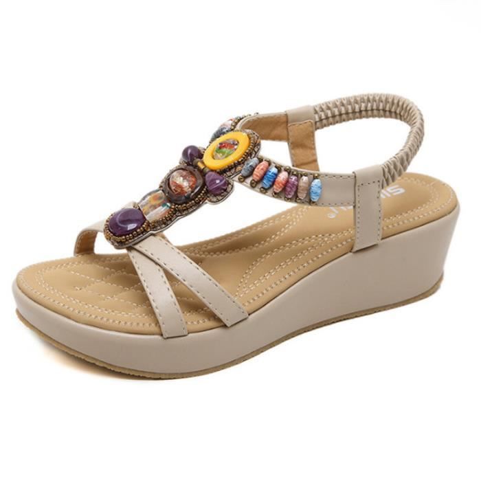 Chaussures Compensées Taille 7 UK - Neuf Avec Emballage - Marque Non Spécifiée