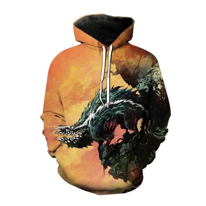 Sweat à Capuche Hunter × Hunter Hisoka – Cosplay Anime Style Oversize Streetwear