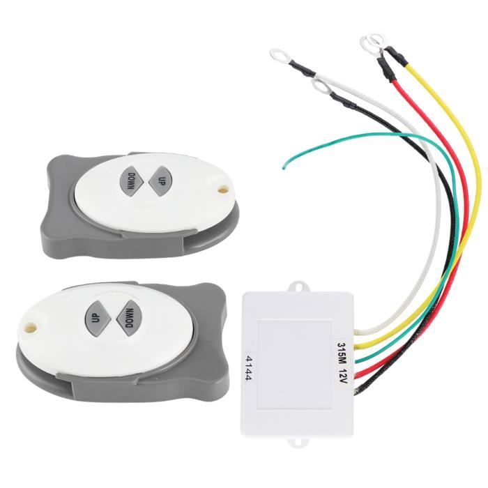 Télécommande De Guindeau OUKENS - Sans Fil, étanche Et Flottante | Pour Ancre Et Trim | Portée 50 Pieds | Compatible 12V