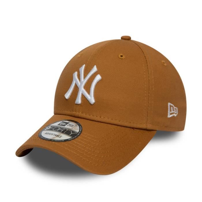 casquette new era femme camel