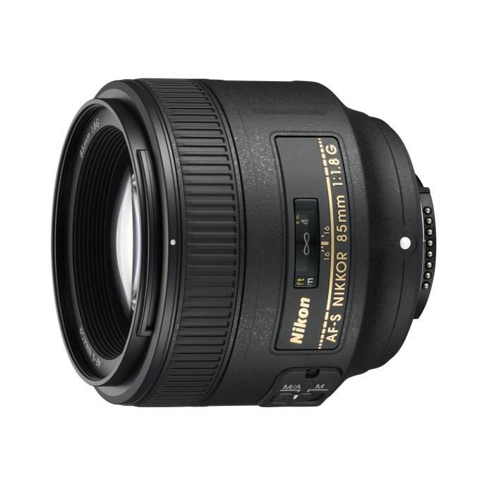 Objectif Nikon Nikkor AF-S 85 mm f/1.8G - Téléobjectif pour portraits