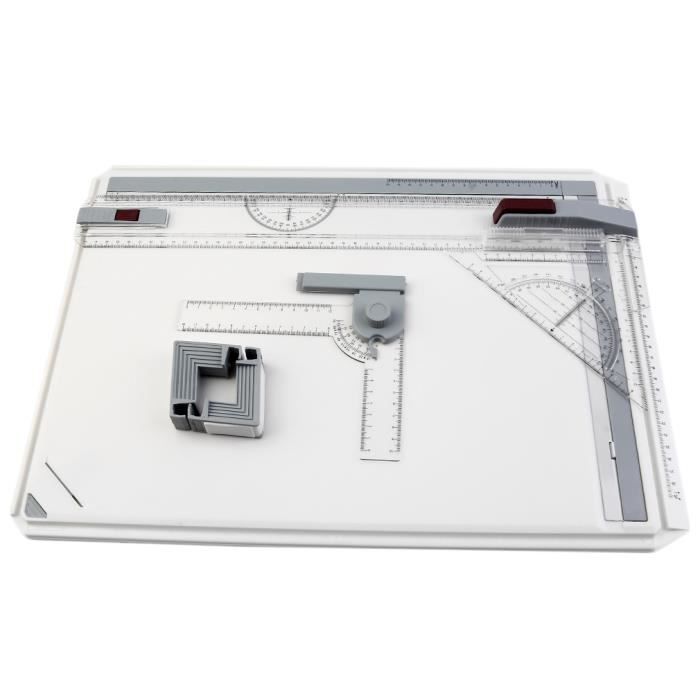 Planche Drawing A3 Planche à Dessin,51 x 36.5 cm Preciva Drawing Board Metric System ...