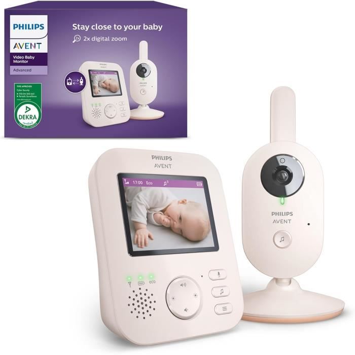 Visuel du produit : Philips Avent Babyphone vidéo Advanced SCD881/26