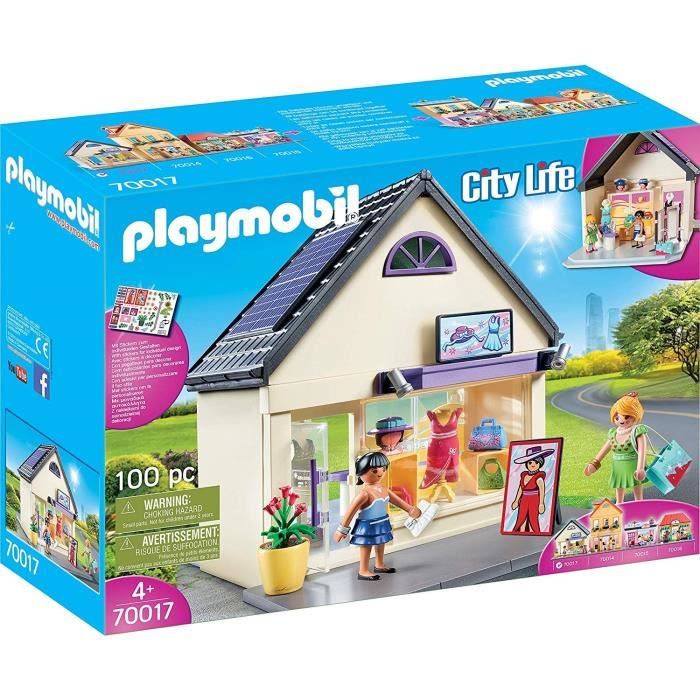 PLAYMOBIL 70017 - City Life La Ville - Boutique de mode - Cdiscount Jeux -  Jouets