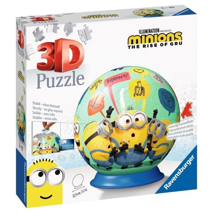 Ravensburger Puzzle 3d Ball 72 Pièces Illuminé - Pat'patrouille