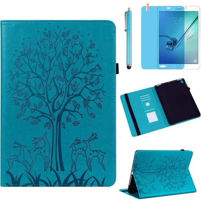 Étui Protection Silicone Lenovo Tab Enfant Avec Stylet - Bleu Océan Lenove Play