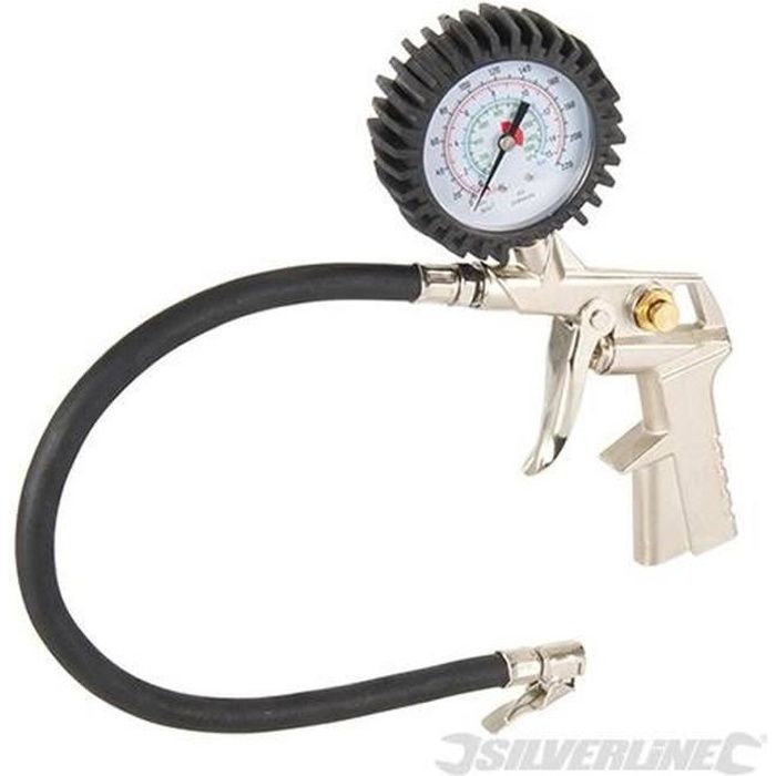 100 mm Manomètre horizontalement ø 80 classe 2.5 air comprimé sous vide Manomètre