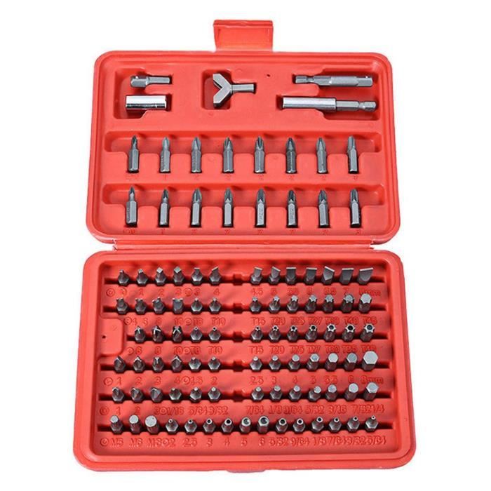 10Pcs Jeu de tournevis de précision Magnétique Phillips Fendue Star Bits Réparation Outil