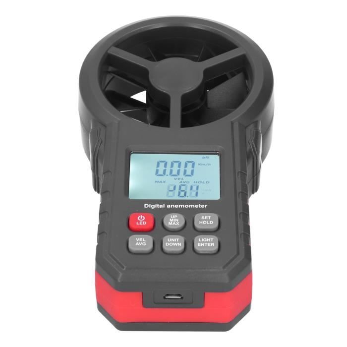 Anémomètre Numérique BT-866A USB - Mesure Vitesse Vent, Température, CFM | Portable Et Précise