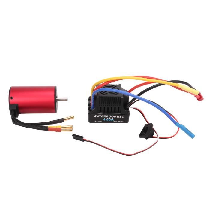 Poyujkyhr Kit de moteur électrique sans balais Go Kart - 48-72 V - 3 kW - 6800 tr/min - Couple nominal : 5,4 Nm - Moteur électrique haute performance - Pour scooters électriques, motos, buggys dunes
