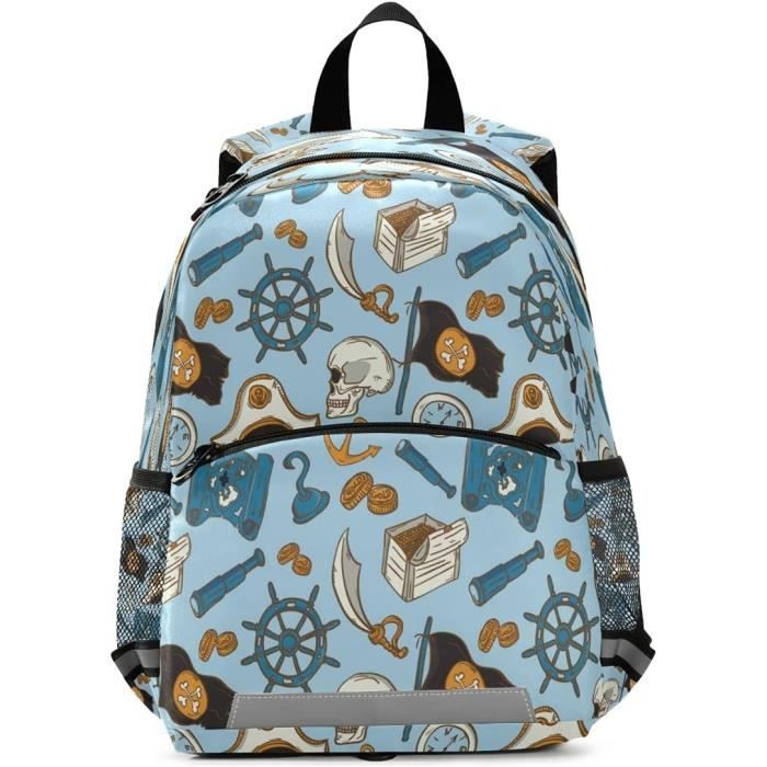 Sac à Dos Enfant école Maternelle Motif Ballon De Football - Taille 27x15x32,8 Cm, Bretelles Réglables