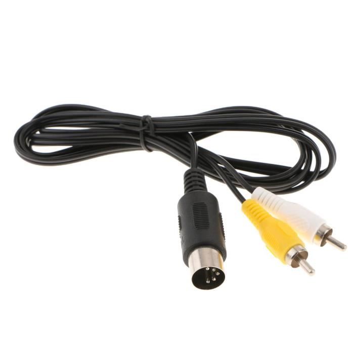 Vouivre Triple RCA stéréo câble Audio et vidéo - Mâle vers Femelle
