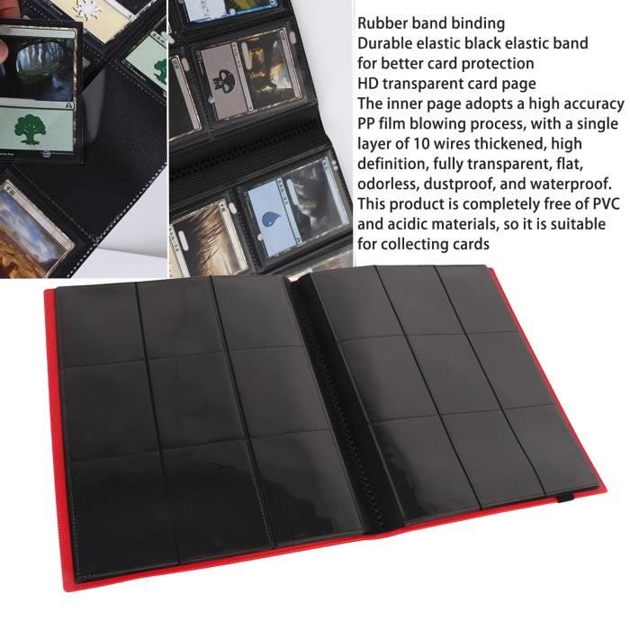 Classeur Pour Cartes à Collectionner - Album Avec 30 Pages, 4 Poches Par Page (Capacité 240 Cartes), En PP Résistant - 4