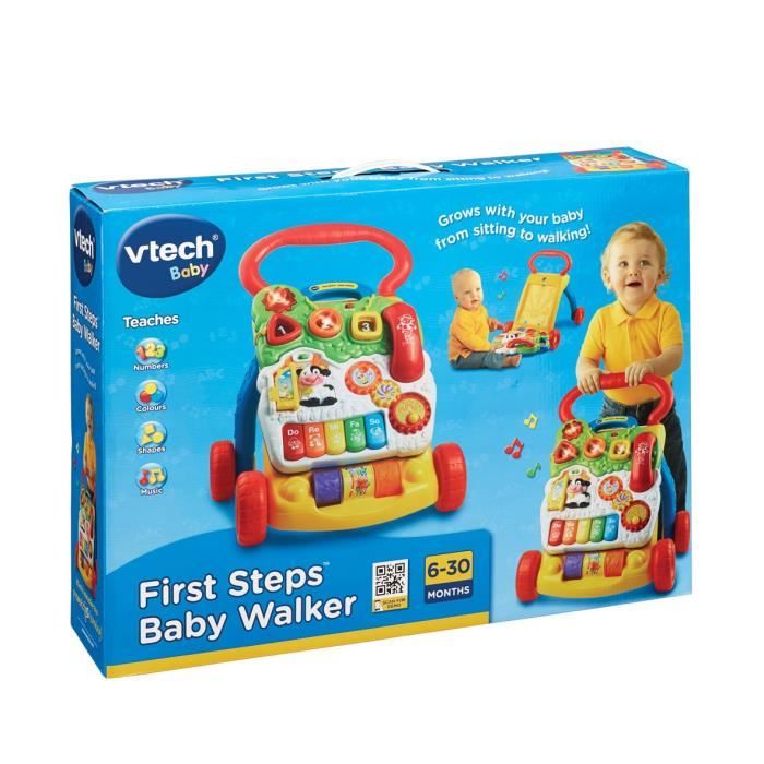trotteur vtech rose pas cher