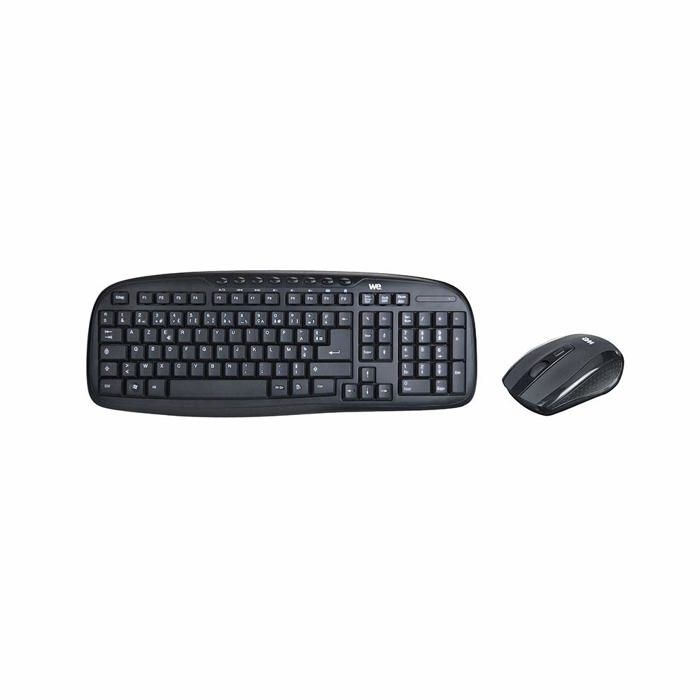 WE Kit clavier et souris sans fil noir