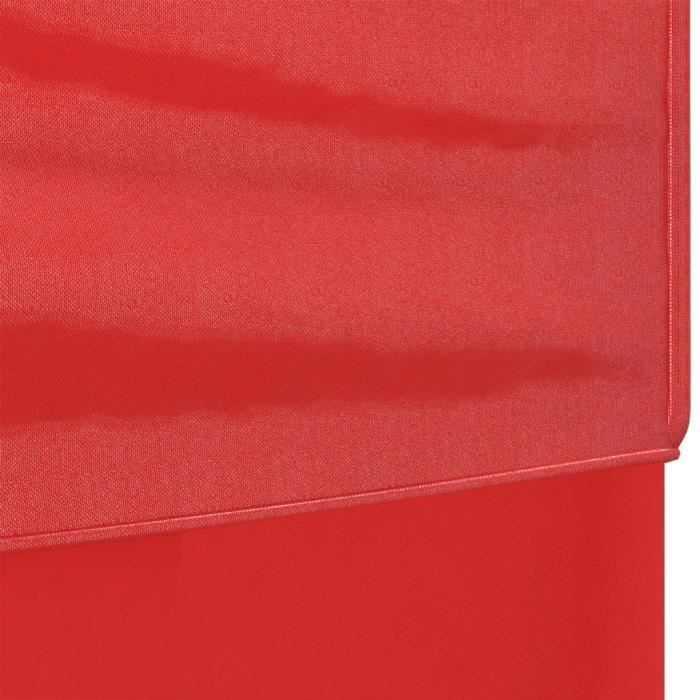 Tente Pliante Réception 2x2 M Rouge – Tonelle Pliable Anti-UV Imperméable, Cadre Acier, Pour Événements Extérieur